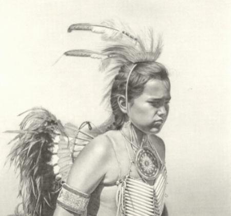 Pow Wow Dancer -- print
